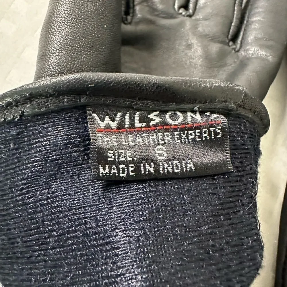 Wilsons Leather Womens Thinsulate Lined Touchpoint Leather Glove Black Small